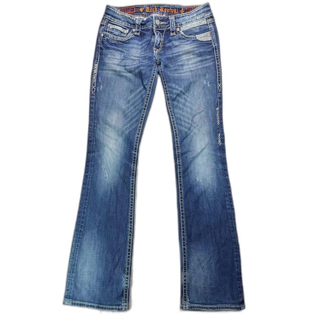 Rock Revival Alanis Boot Jeans Size 28 Y2K